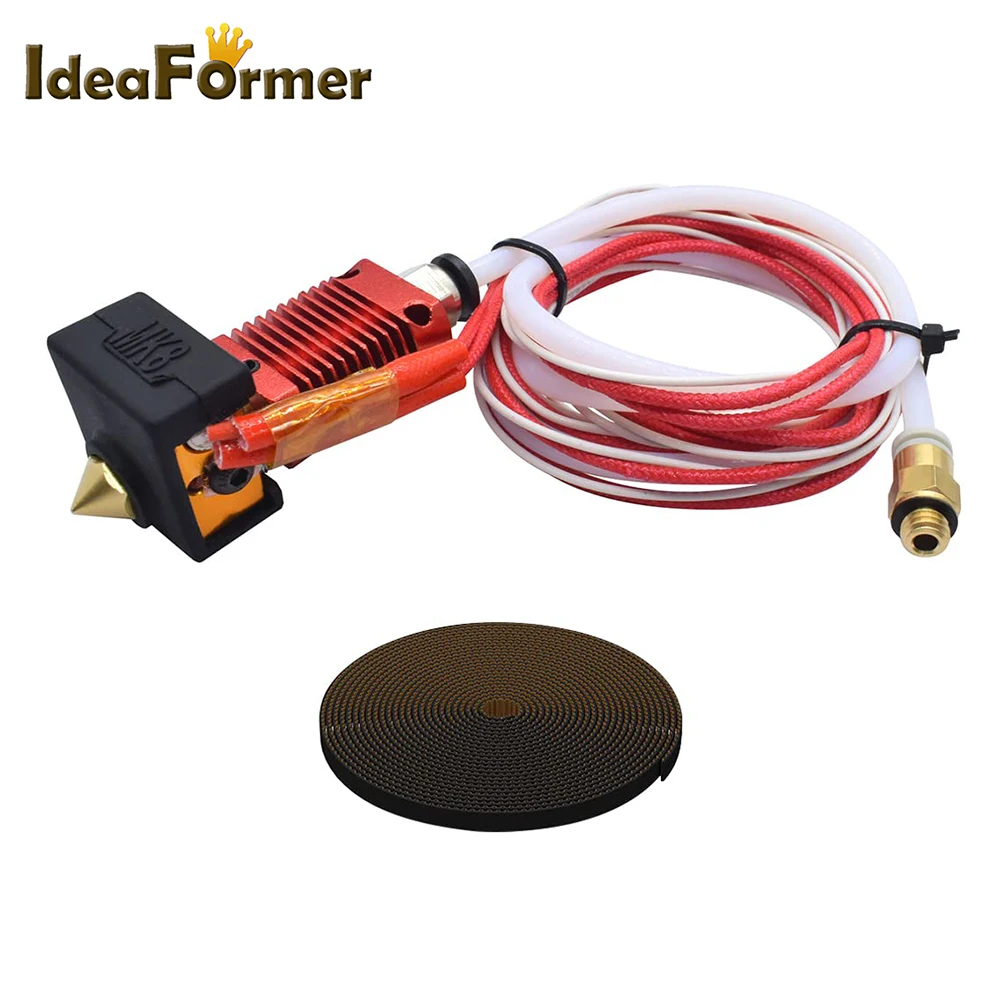 

CR10 Hotend Kit Extruder 12/24V Ender 3 J-head 0.4MM Nozzle With 2GT-6MM Timing Belt For 1.75mm Filament 3D Printer Print Head