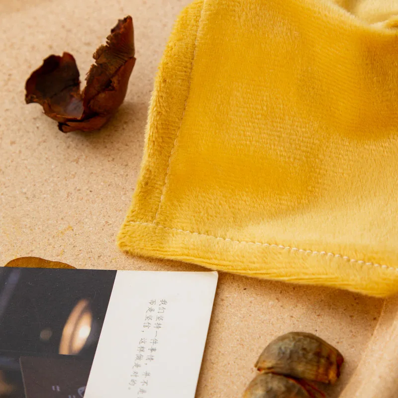 Чистый желтый домашний текстиль бархатная простыня простой стиль коралловый