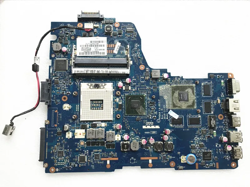 Материнская плата для ноутбука TOSHIBA Satellite A665 A660 P750 P755 материнская PHQAA LA 6831P HM65 DDR3