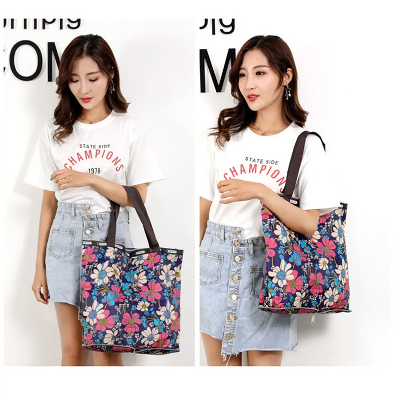 Женская Складная Сумка Magic Fish Большая вместительная сумка светильник из нейлона