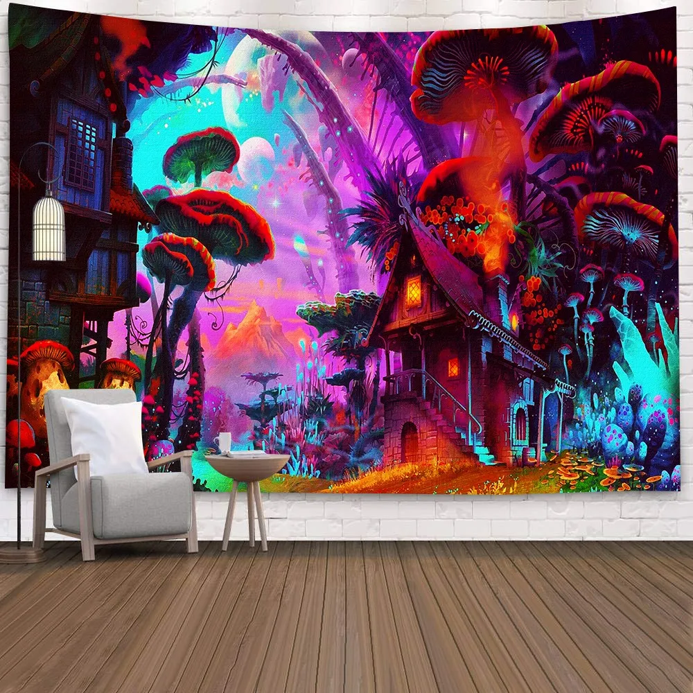 

Tapestry Psychedelic Wall hanging For Home Decor Tapestry Trippy For Living Room-Beding Room Wall Carpet 200x150cm