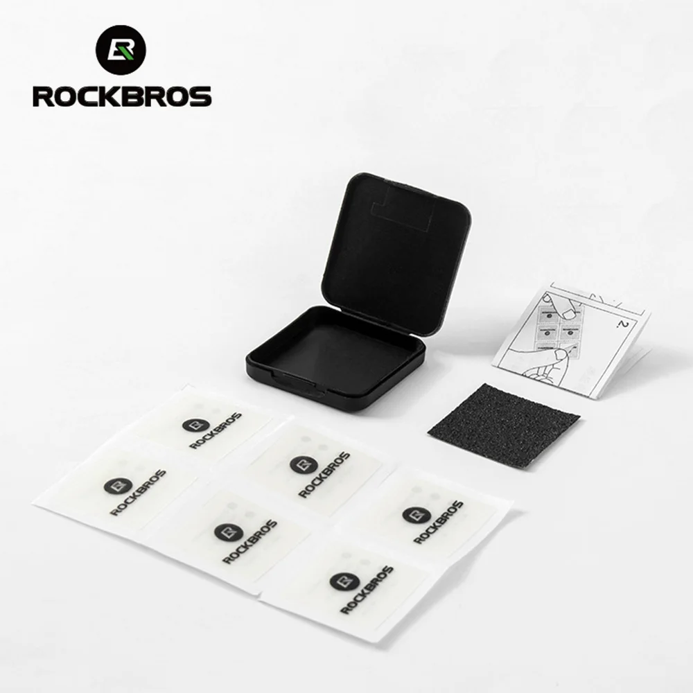 

ROCKBROS Bike Repair Tool No Glue Chip Bicycle Tire Repair Kit Portable Tools MTB Road Bike Flat Tire Repair Tool Kits Accessory