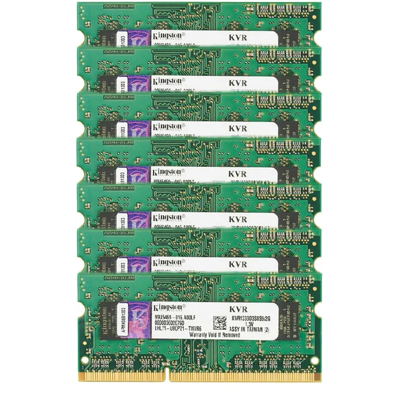 

Kingston Notebook Laptop RAM Memoria Module DDR3 1333 PC3-12800 1333MHZ DDR3L PC3-10600S Memory 204pin 1.35V 1.5V SODIMM RAM