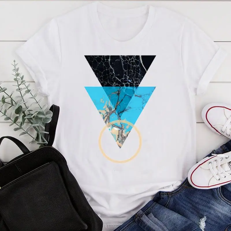 

Women's 90s style cartoon watercolor beautiful summer print fashion women's short-sleeved T-shirt top pattern T-shirts