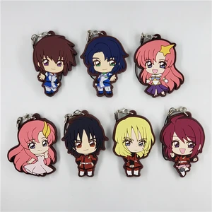 Резиновый брелок для ключей с мобильным костюмом, семенами гундама, аниме, Кира, Ямато, атрун, зала, лакус, Клайн, Син, АСУКА, лунамария, Хоук