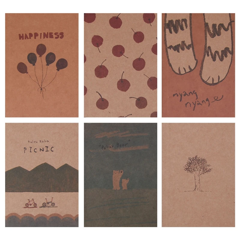 Пустая страничка для ноутбука Бумажная книга дневник блокнот блокноты