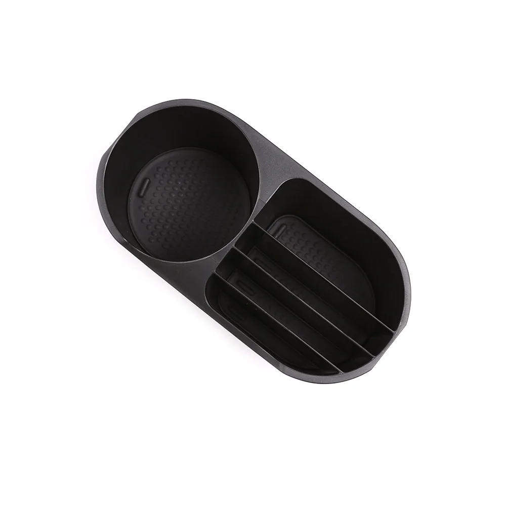 Черная пластиковая Автомобильная центральная консоль подстаканник рамка для