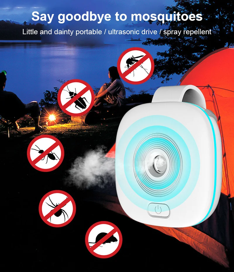 

Mosquito Repellent Ultrasonic Spray Insect Repellent Electronic Frequency Conversion Smart Mouse Repellent