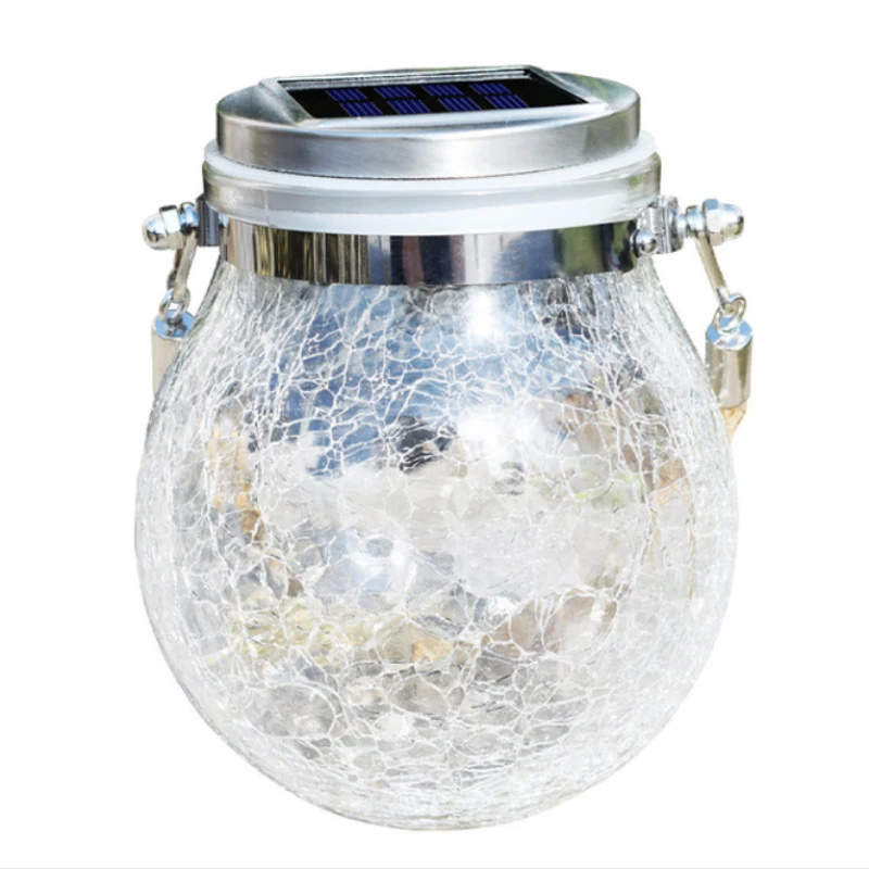 

Solar Landscape Hanging Light Led Lawn Light Street Night Light Ball Glass Jar Light Outdoor Garden Decoration Christmas Light