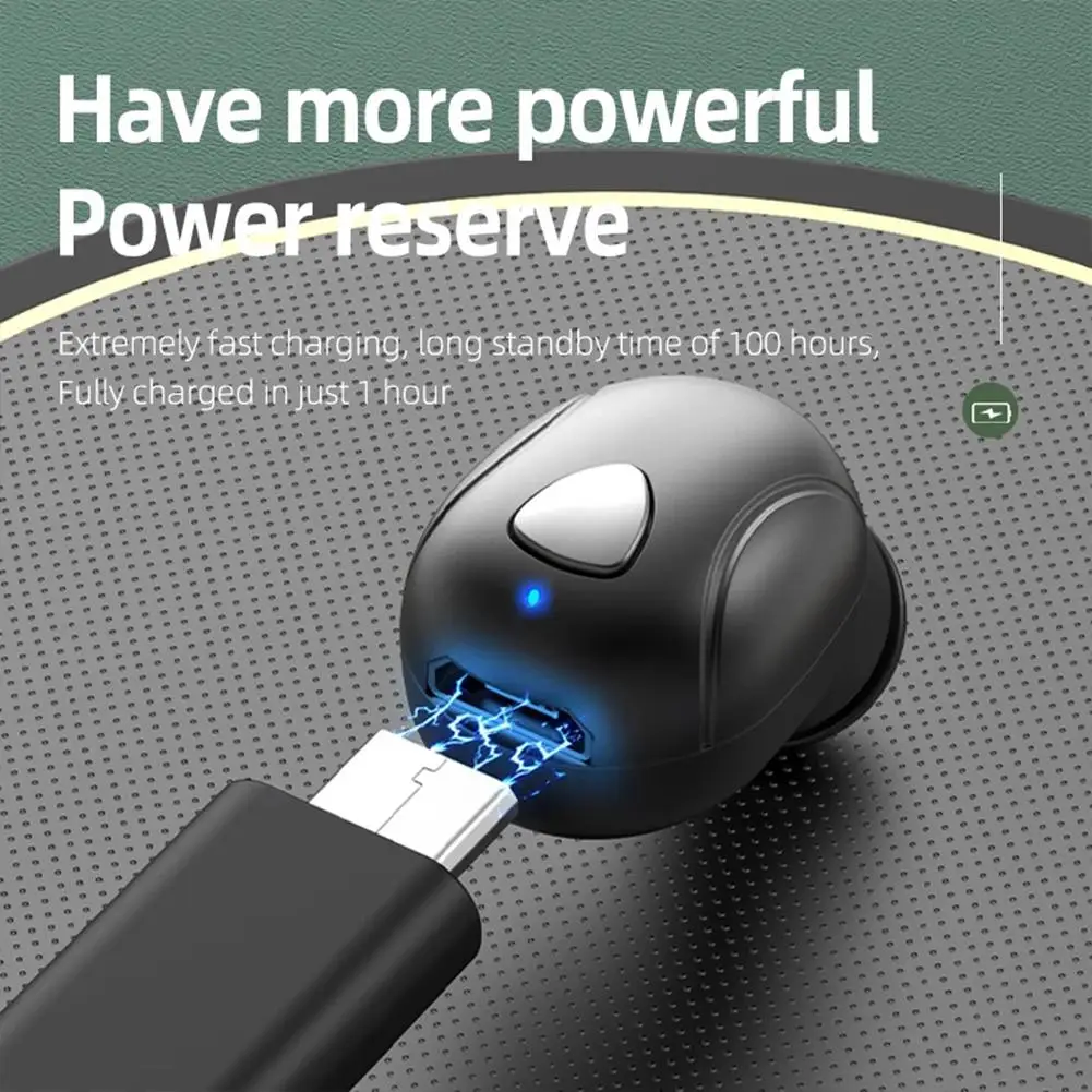 LB-7 Bluetooth-совместимая с 5 0 одноушная гарнитура микрофоном стерео