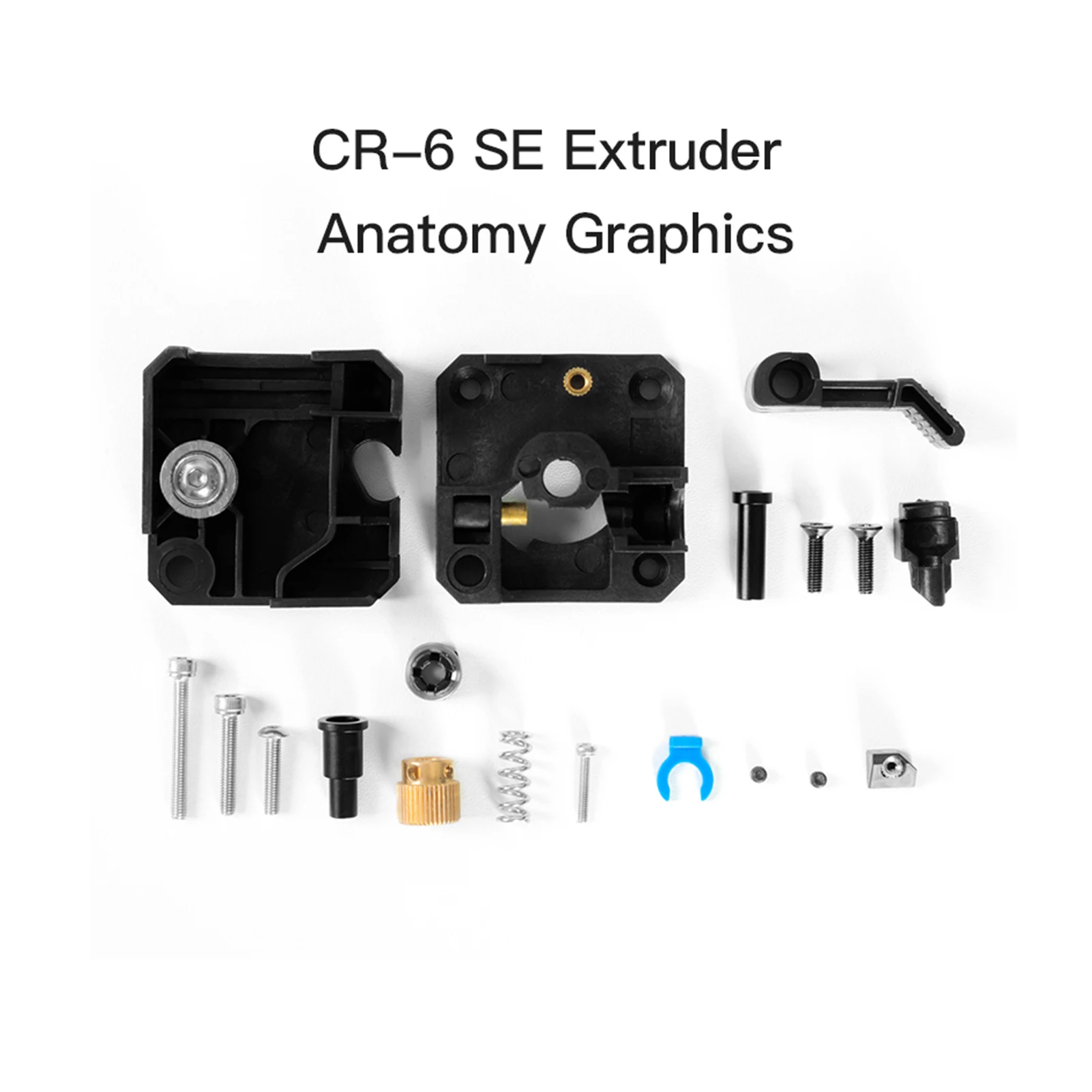 original crealitycr 6 se extruder kit 1 75mm filament smooth extrusion stable feeding for cr 10 smartcr 6 secr 6 max printer free global shipping