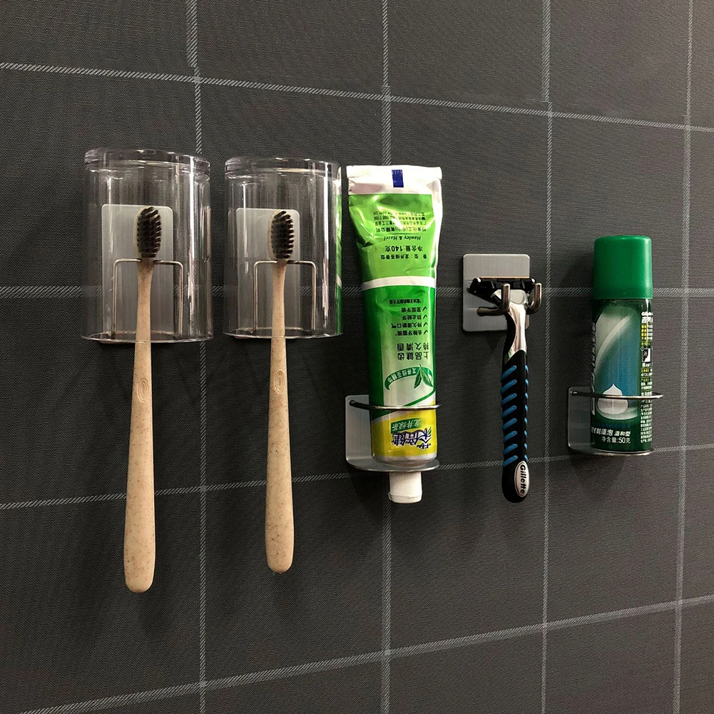 Набор аксессуаров для ванной держатель зубной щетки из нержавеющей стали