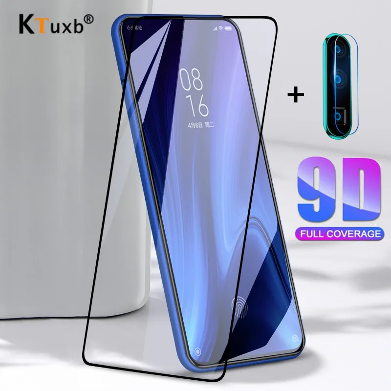 2 в 1 закаленное стекло для Xiaomi Redmi K30 7 7A 8 8A защита экрана Note Pro 8T защитная пленка