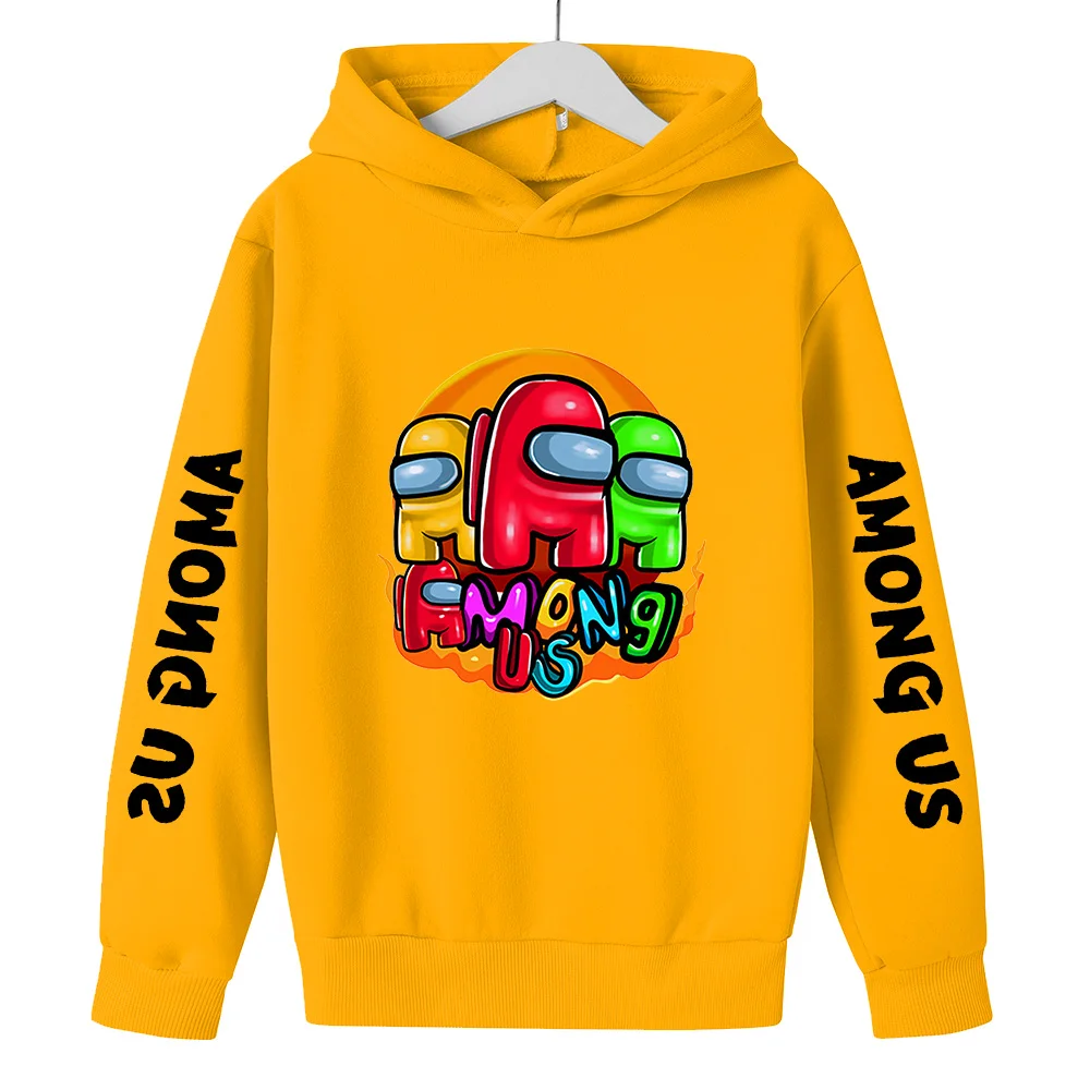 

Casual Pocket Sweater for Boys Girls Hoodie Baby Boys Clothes Kids Sweatshirt Among Us Toddler Child Clothes Fall Hooded