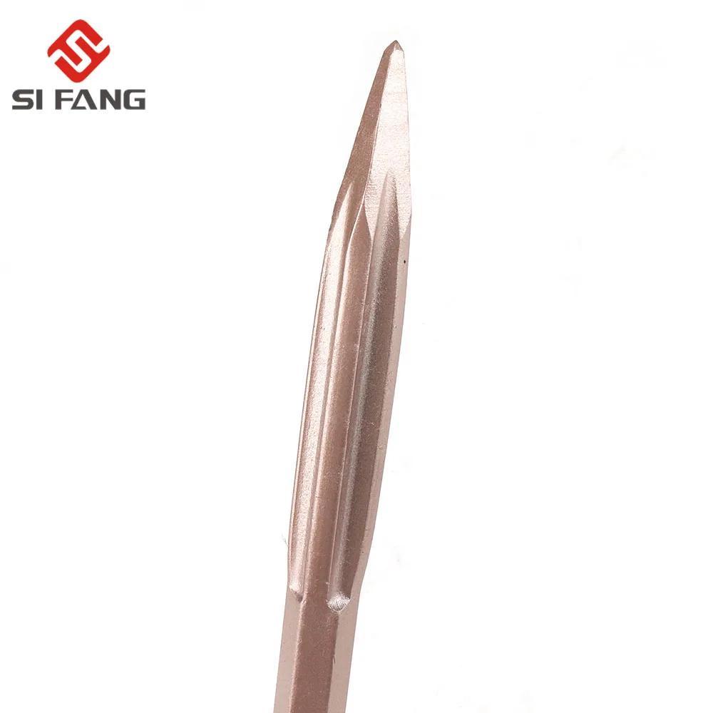 

SDS concrete Chisels Point Groove Gouge Flat Chisel rose gold square Handle Electric Hammer Drill Bit Concrete Brick Wall