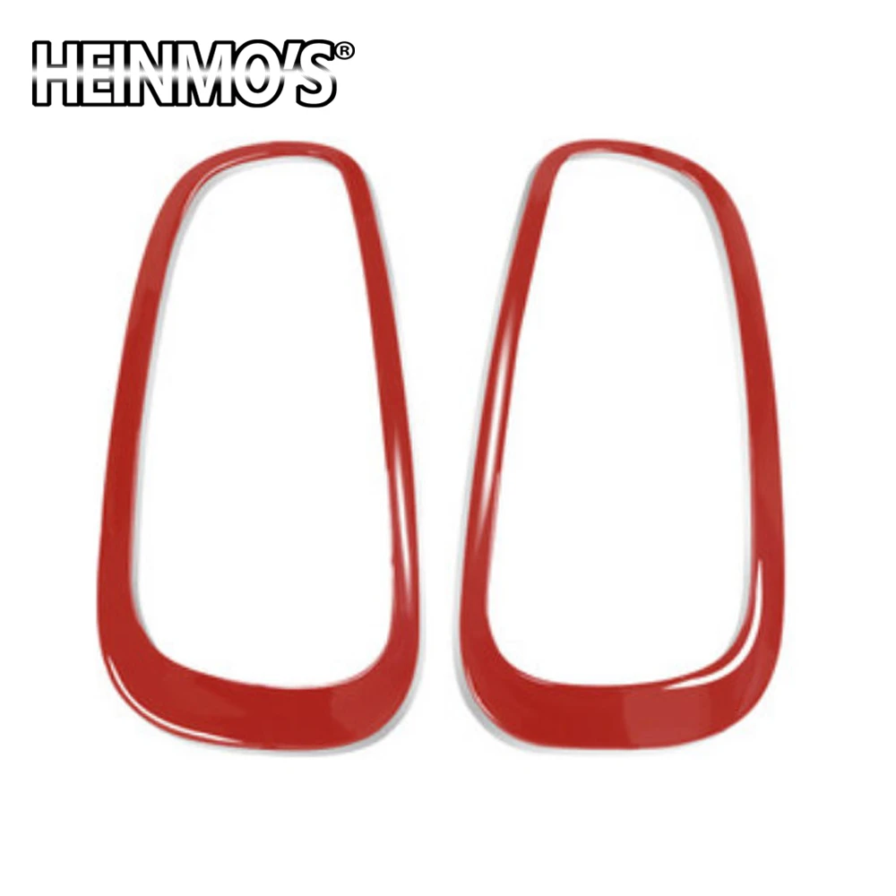 Red for tail lamps Для Mini Cooper JCW Clubman F54 автомобильный Стайлинг фара задняя рамка кольцо Чехлы стикеры аксессуары для Mini Cooper F54 - Название цвета: Red for tail lamps