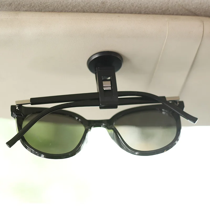 

1 Pair Car Interior Window Clip Mount Black Suction Cap Clip Plastic Sucker Removable Holder For Sunshade Curtain Towel Ticket