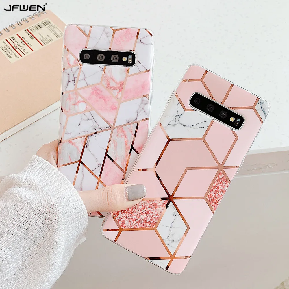 Чехол с мраморным покрытием для телефона Samsung Galaxy S21 S20 FE Note 10 20 Ultra S10 S9 S8 Plus S10E