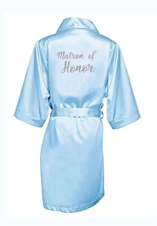 Халат кимоно Женский атласный свадебный подарок для матери невесты и подружки
