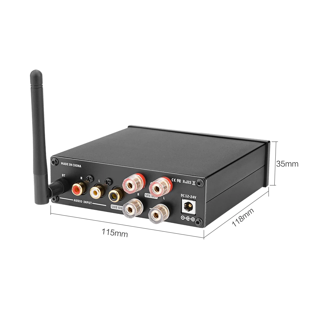 Цифровой стерео усилитель AIYIMA Bluetooth 5 0 TPA3116 2 Плата усилителя звука 100Wx2 мощности