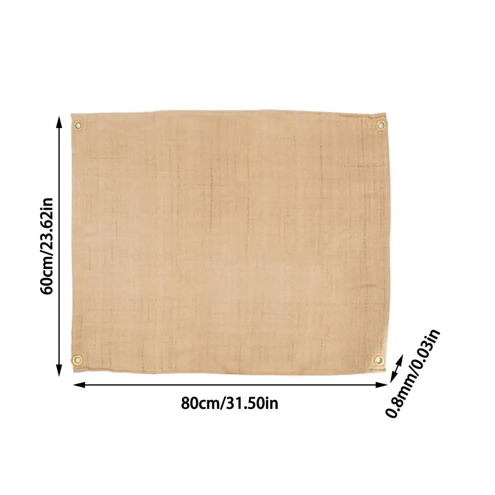 

Portable Camping Barbecue Fireproof Blanket Flame Retardant Stove Floor Mat Terrace Lawn Protection Mat Under The Grill Mat