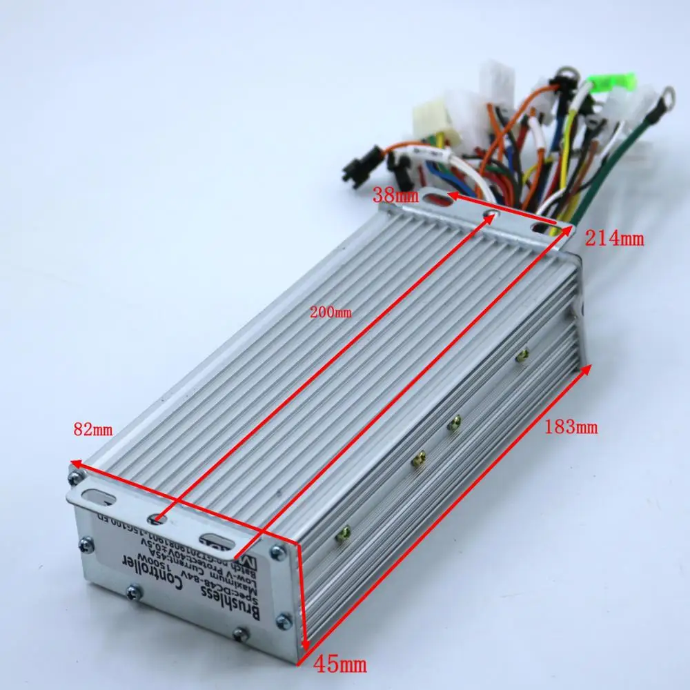 Greentime 48V 60V 1500W 45A бесщеточный контроллер двигателя постоянного тока