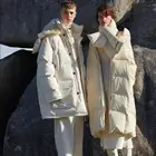 Женский пуховик с капюшоном, для зимы до-30 , толстый, теплый, на натуральном утином пуху, модель F675, парки свободного покроя