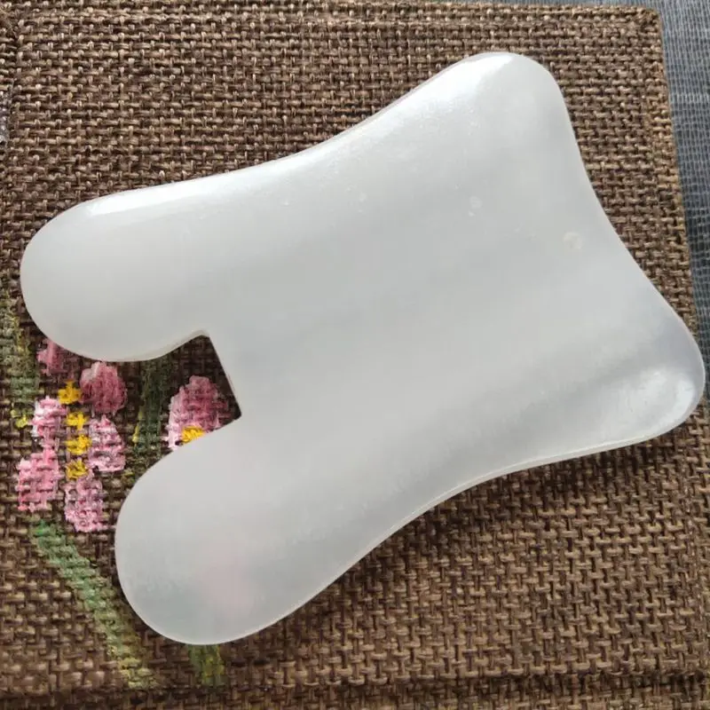 Комплект из 2 предметов афганская белого нефрита гуашь скребок уход за кожей лица