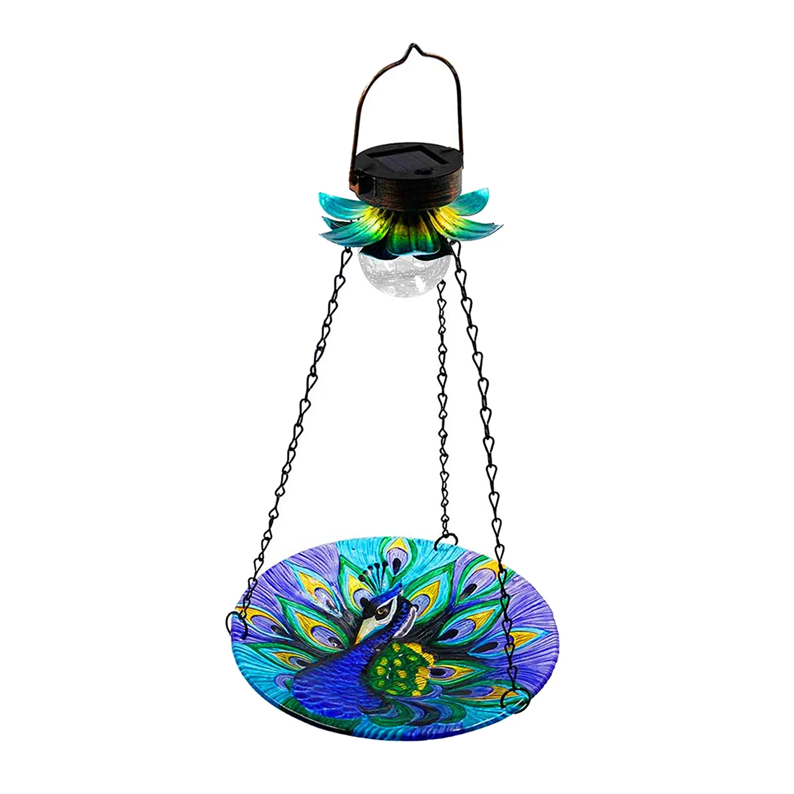 

Solar Birdfeeder for Outside Hanging Outdoor Solar Garden Landscape Light