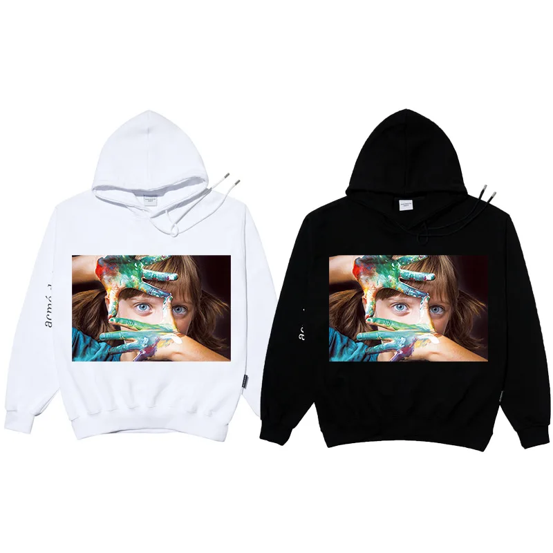 

Корейский бренд ADLV детское лицо Милая Толстовка Оверсайз мужские толстовки кавайная Женская толстовка одежда для пар 2021