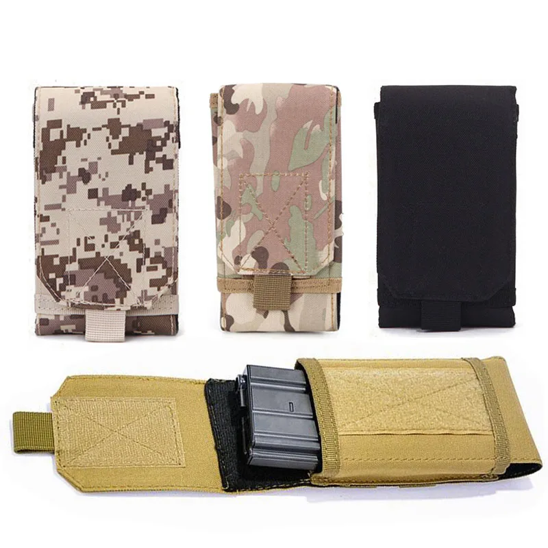 

Military 5.5 Inch Molle Cell Phone Running Pouch Case Waist Accessories Bag Holster Tactical Outdoor Mobile Belt Bag Pack