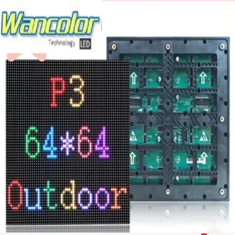 Бесплатная доставка P3 наружный полноцветный светодиодный модуль (192*192