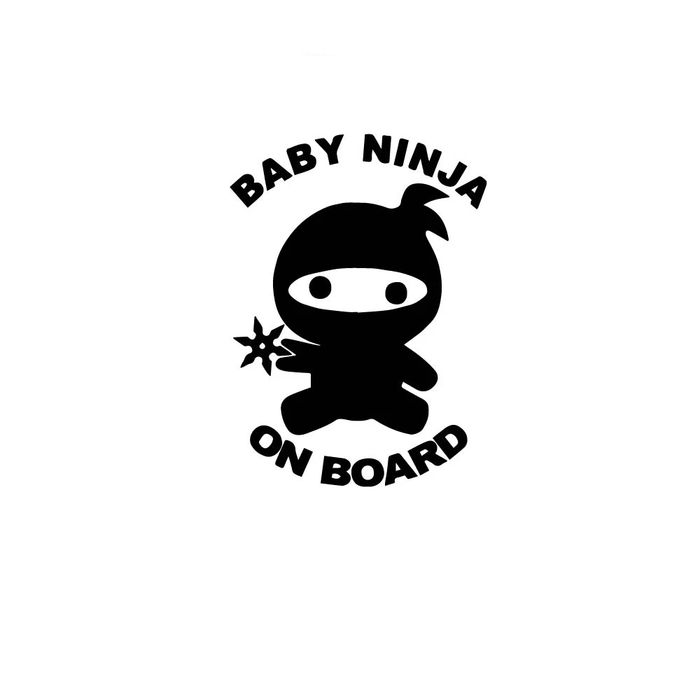 

Car sticker Free Shipping BABY NINJA ON BOARD Car stickers Exterior For Jeep Sticker Vinyl Hood car accessories decoration