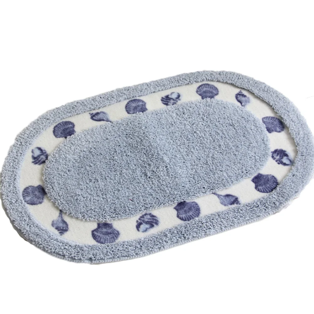 Прекрасный Овальный пасторальный коврик для ванной комнаты обучения двери | Дом