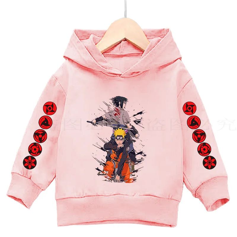 

Cool 2020 Kids Harajuku Anime Hoodie Boys&Girls Long Sleeve Hooded Japan Cartoon Sweatshirts Children Clothes Hoodies Streetwear