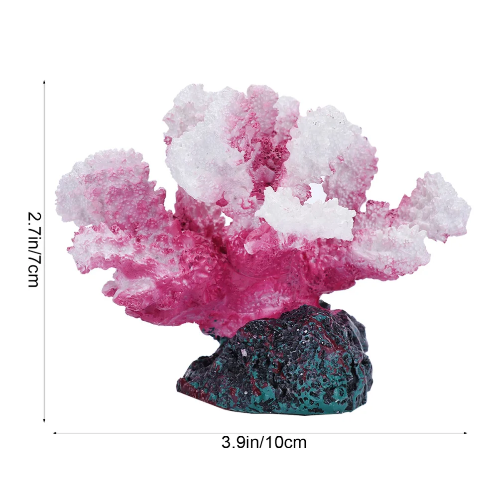 1 шт. набор для украшения аквариума кораллового цвета (фиолетовый) | Дом и сад