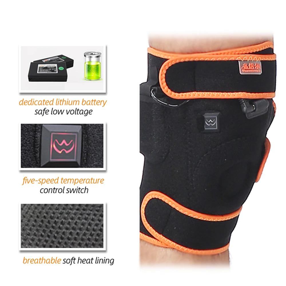 Electric Knee Pads, Joint Support, Thermotherapy, Breathable, Warm Knee Pads, Intelligent Temperature Control For Pain Relief