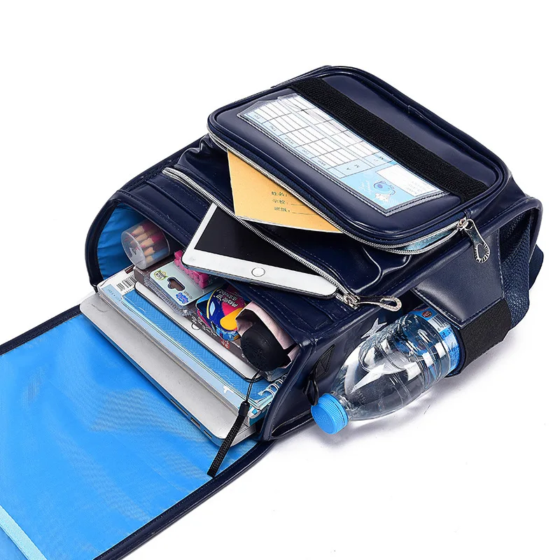 Японский Детский рюкзак из искусственной кожи ортопедическая школьная сумка для