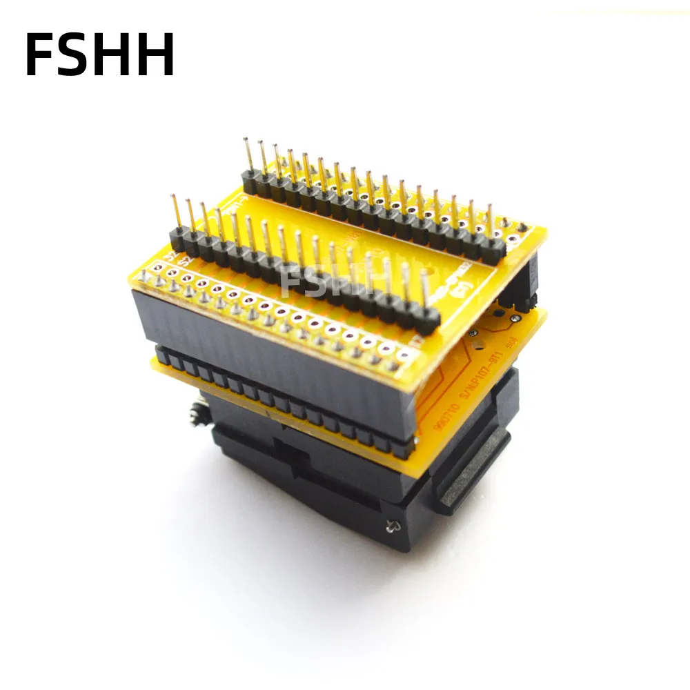 Чип программатор разъем PLCC32 к DIP32 адаптер CNV PLCC EP1M32 тестовая розетка|sockets programmer|socket