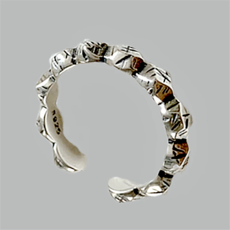 Женское кольцо в стиле панк изящное Винтажное неправильной геометрической формы