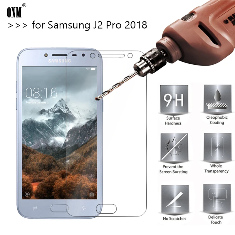2.5D 0 26 мм 9H Премиум Закаленное стекло для samsung Galaxy J2 Pro 2018 защитная пленка|Защитные