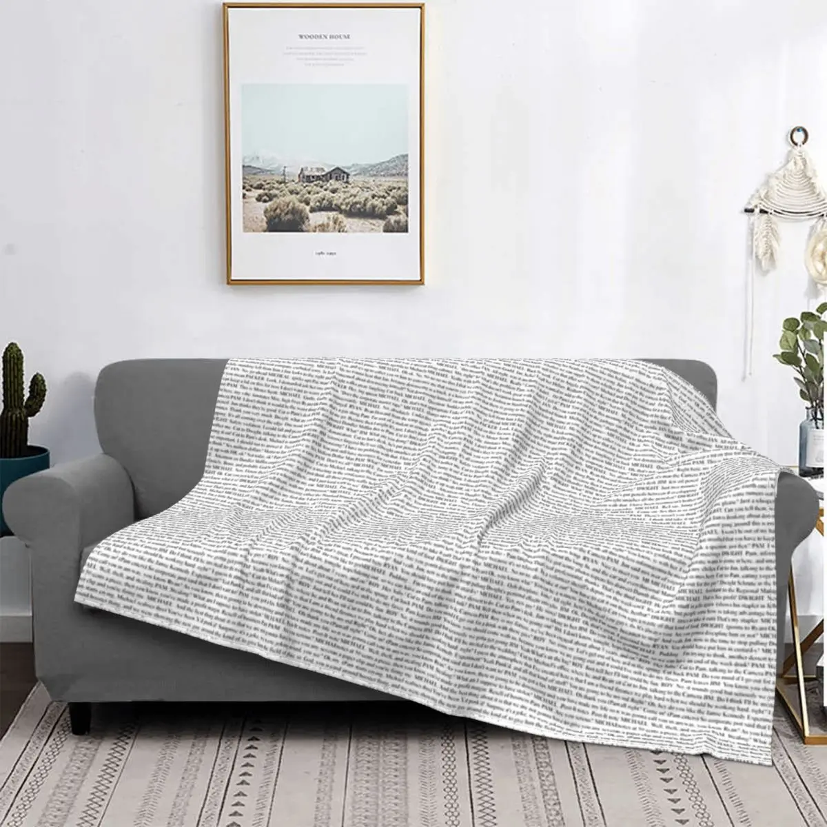 

The Office Pilot Episode Script Blanket Bedspread Bed Plaid Bed Plaid Anime Plaid Throw Blanket Blanket On The Bed