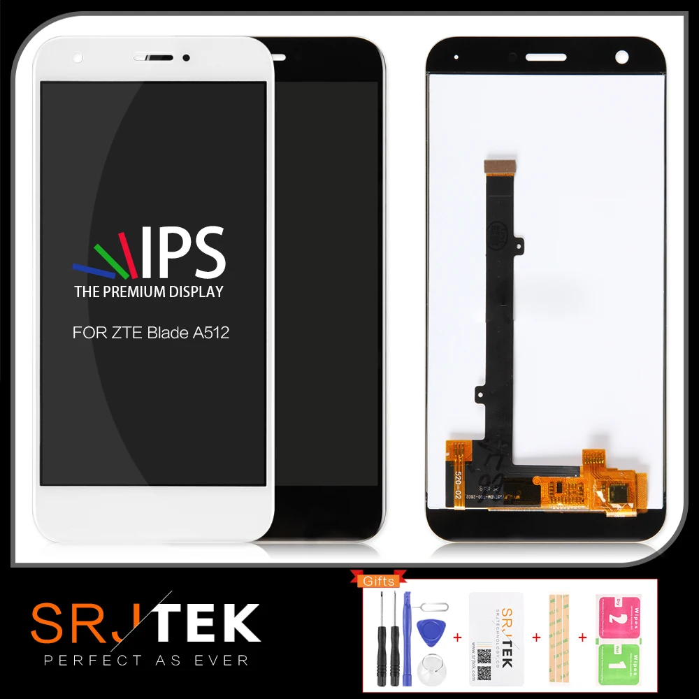 SRJTEK ЖК-дисплей для ZTE Blade A512 дисплей экран Z10 ЖК сенсорный дигитайзер стекло сенсор