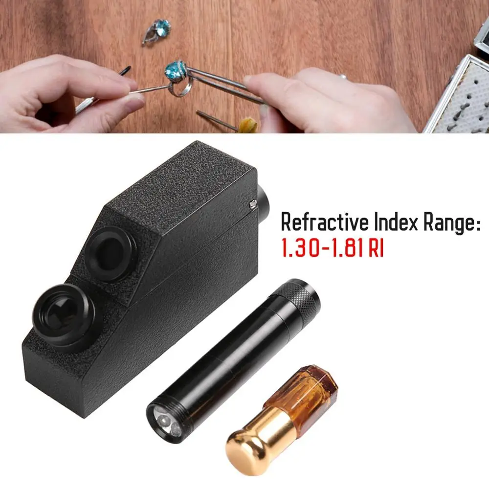 Профессиональный рефрактометр RHG181 для драгоценных камней алмазный детектор