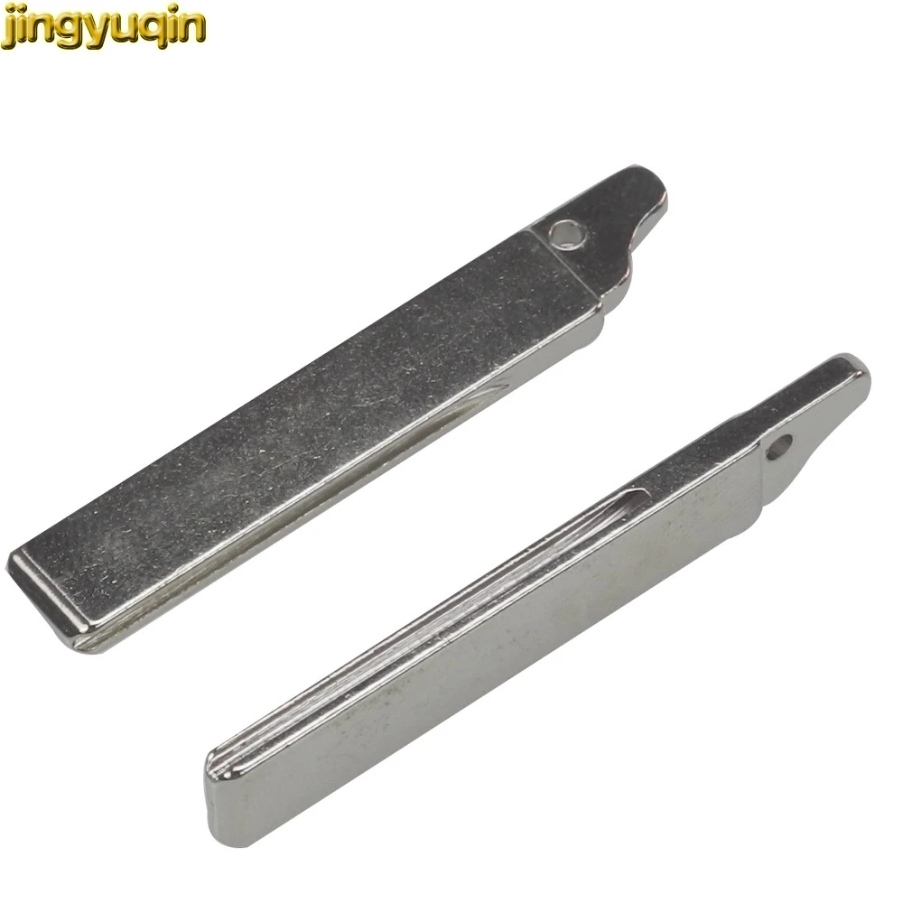 

Jingyuqin for Renault Citroen Peugeot Flip Folding Key Blank No.73 Modified Key Blade Replacement With Groove