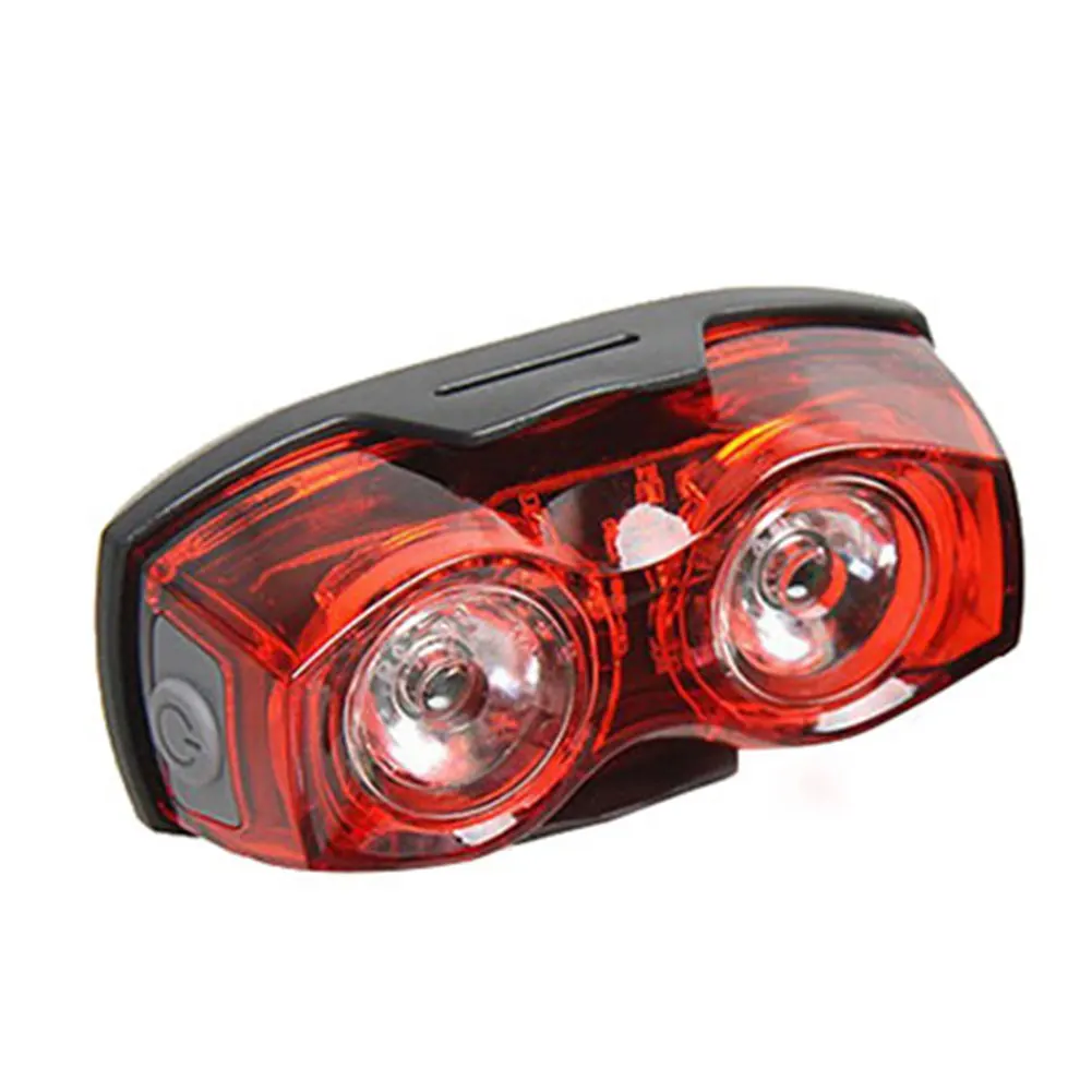 Новый Яркий велосипедный 2 светодиодный мигающий фонарь для безопасности