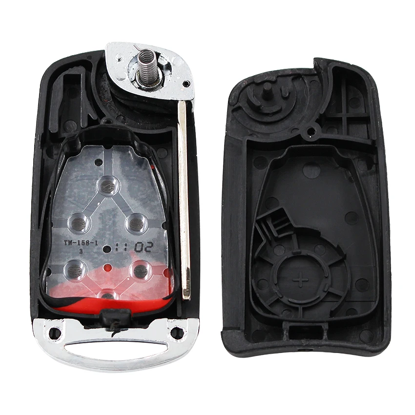 Новый модифицированный чехол книжка с 4 кнопками для Chrysler Dodge Jeep дистанционного