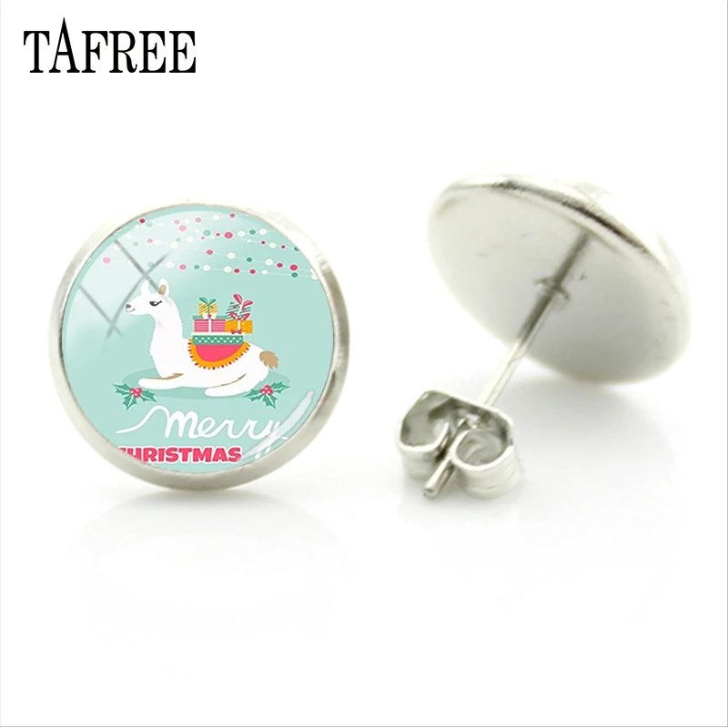 TAFREE trendy no prob llama earrings stainless steel 2020 new womens lovely Alpaca jewellerys environmental protection NT235 | Украшения и