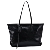 simple large capacity bag women s bag popular new fashion handbag texture shoulder tote bag