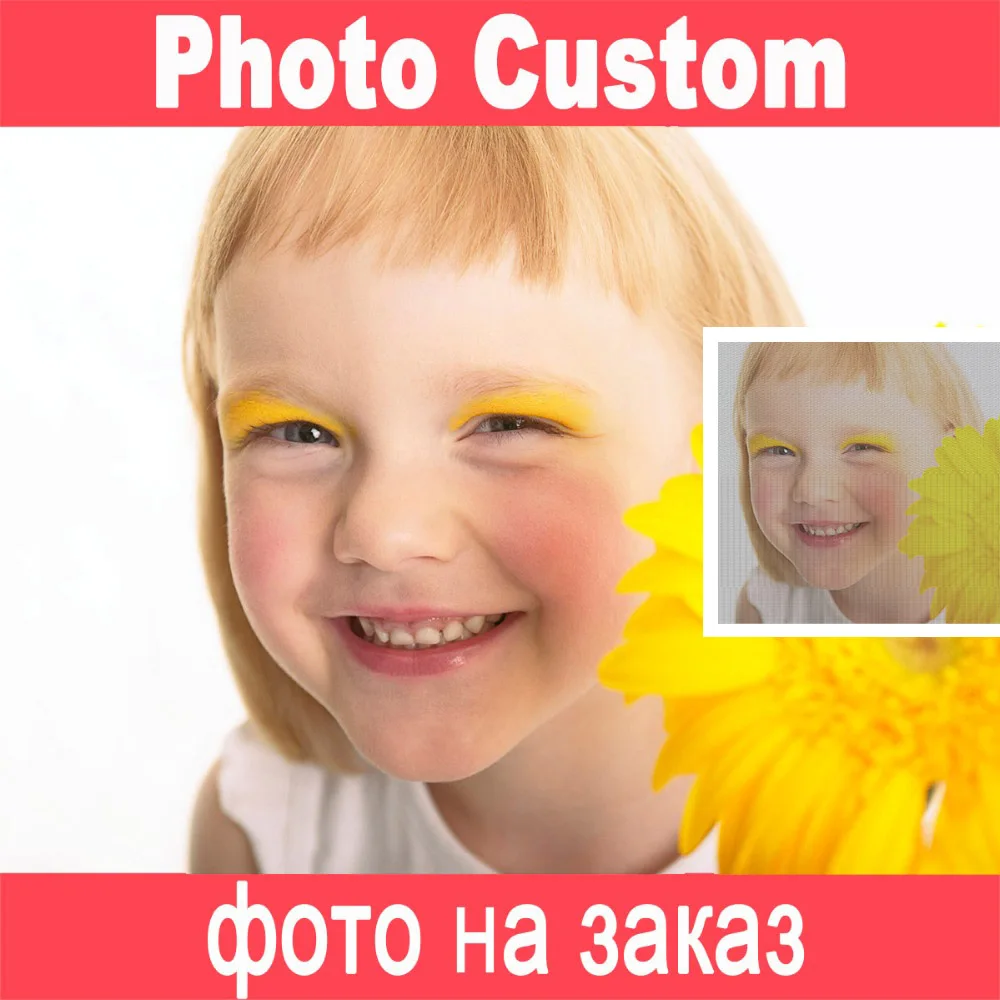 

5D DIY Diamond Painting Private Picture Custom Photo Custom Diamond Embroidery Full Drill Diamond Rhinestone Family Pet Picture
